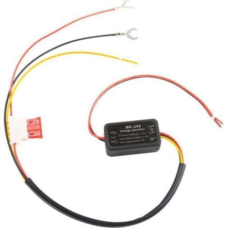 1 Contrôleur DRL, Universel 12-24 V, Étanche ABS, Relais Retard 15s, Gradateur Auto, Pour Voiture (1/4)