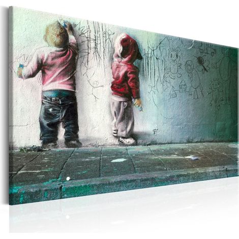 Tableau Imprimé "Modern Playground" 60 x 90 cm (1/2)
