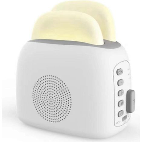 Toast-Nachtlicht mit weißem Rauschen, Geräuschmaschine für Nachtlicht (1/5)