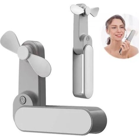 Tragbarer Ventilator – Weiß – Mini-Ventilator – 2 Geschwindigkeitsstufen (1/5)
