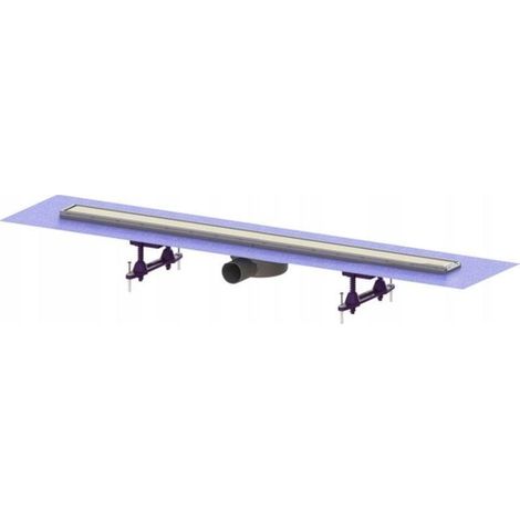 Canaletta doccia KESSEL Linearis Compact - L: 950 mm, DN 50, impermeabilizzazione, copertura in V2A, K 3, 45600.65M (1/2)