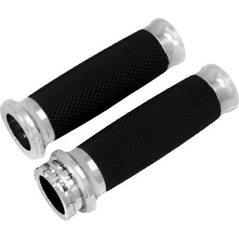 Puños de manillar de motocicleta de 25 mm, puño de acelerador para motocicleta, accesorios para motocicletas Harley. (1/5)