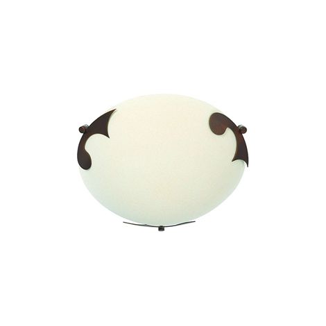 Massive Sienna 302704310 - Plafoniera 1 x 23 W, 230 V, Colore: Marrone [Classe di efficienza energetica A]