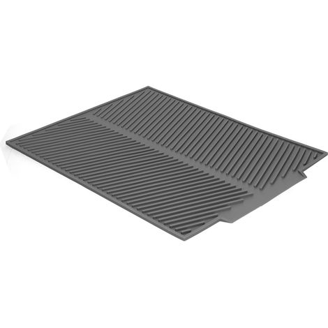 Tapis égouttoir à vaisselle en silicone, tapis de comptoir multifonctionnel, coussin isolant thermique pour la cuisine, grande taille