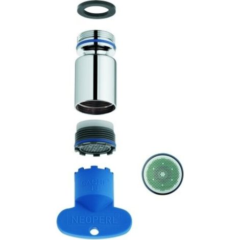 GROHE Kugelgelenk-Mousseur 48552, Außengewinde, 5,7 l/min, chrom