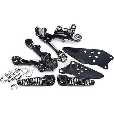Motorrad-Fußrasten vorne für Kawasaki ZX6R ZX6R ZX 6R ZX636 2009 2010 2011 2012 2013 2014 – Schwarz (1/5)