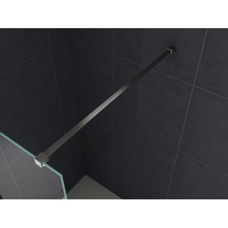 Haltestange 140 cm schwarz (kantiges Profil) (1/2)