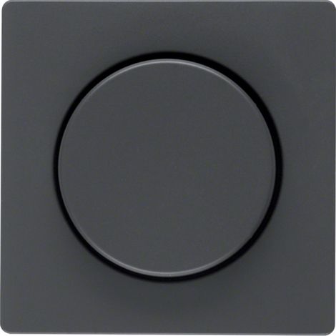 HAGER - COUVERCLE CENTRAL Q.1 Q.3/BOUTON POUR RÉGULATION ANTHRACITE 11376086