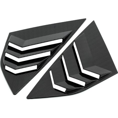 Persianas para la luneta trasera del Ford Focus ST RS MK3 hatchback, estilo fibra de carbono. (1/5)