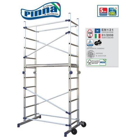Soporte de aluminio Pinna h 159/310 Facal