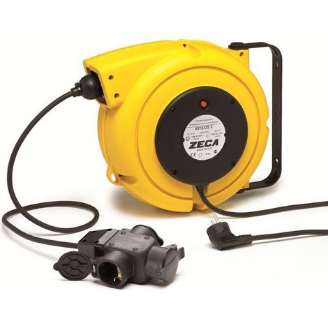 Verlängerungskabel Zeca automatic electric cable reel 15m 3 Steckdosen