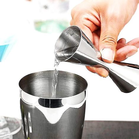 Doppelkopf-Cocktail-Jigger aus Edelstahl, professionelles Messwerkzeug für Barkeeper, 45-ml-Becher. (1/5)