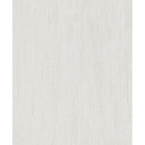 Papier peint intissé aspect lin - Papier peint en vinyle uni pour une ambiance de vie harmonieuse - Robuste et lavable - 10,05 m x 0,53 m (1/2)