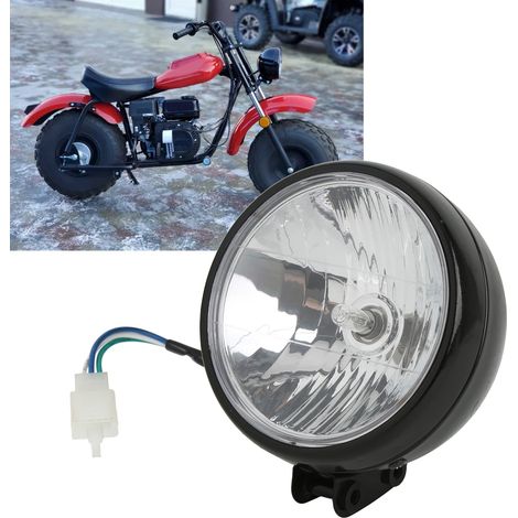 Ensemble de phare de mini moto 12V, compatible avec Baja MB165, MB200 (livré en boîte carton). (1/5)