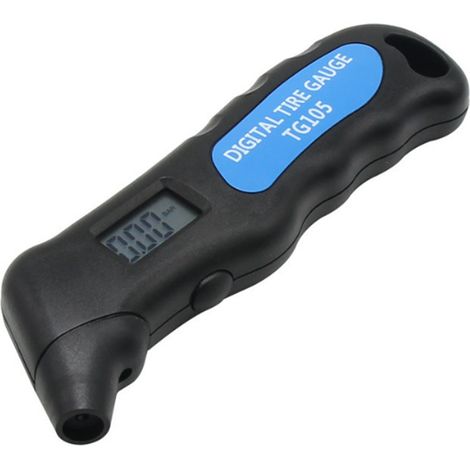 Manomètre Numérique Pour Pression De Pneu - Précision ±0,5 PSI - Plage 2 À 99,5 PSI - Résistant Aux Chocs - Usage Automobile Et Moto - 1 Pièce (1/5)