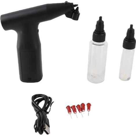 Pistolet à peinture rechargeable à atomisation fine (largeur de pulvérisation de 5 mm) pour intérieur de voiture et mobilier (1/5)