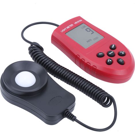 Luxmètre/photomètre numérique portable HS1010A à sélection automatique de gamme de haute précision (1/5)