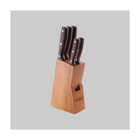 Ceppo 5 coltelli ideal star -