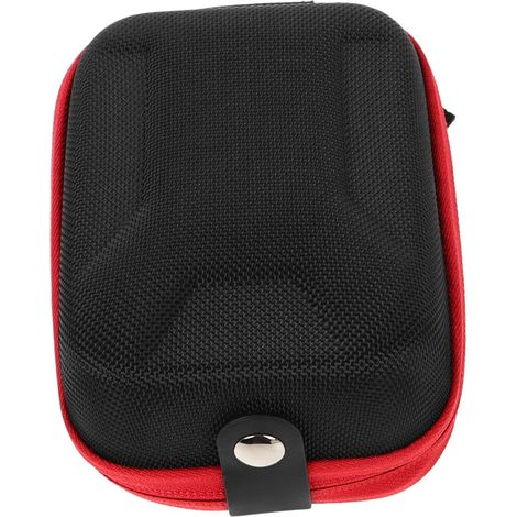 Protective EVA Rangefinder Storage Case, Red and Black, Shockproof, with Capacity and Elegant Design for Easy Storage (1/5)