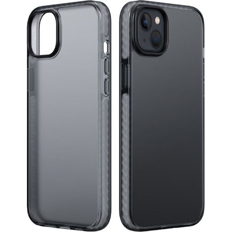 Coque de téléphone antichoc en TPU pour iPhone 14 Plus - Noir (1/2)