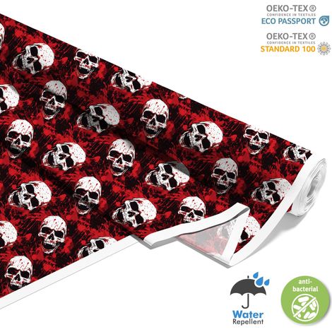 TESSUTI DECORATIVI PER ESTERNI OXFORD - Motivo Teschio I DX4364 (1/5)