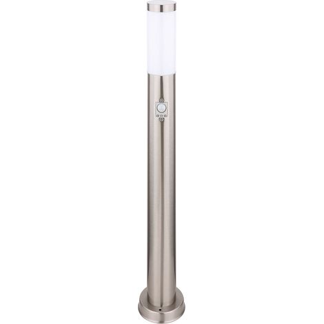 Lampe sur pied design d'extérieur terrasse en acier inoxydable base jardin SENSOR lampe argent Globo 31588S (1/5)