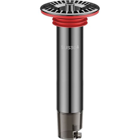 Bonde de douche ronde à fermeture automatique, protection anti-obstruction, récupérateur de cheveux, robinet de salle de bain, anti-fuite de baignoire, récupérateur de cheveux, 18 cm (1/5)