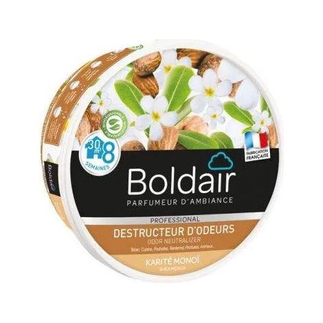 Boldair gel distruttore di odori karite monoi 300g