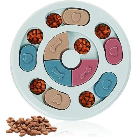 Jouet Educatif pour Chien Puzzle interactif pour ChienPuzzle pour Chien Dog Smart Jeu Intelligence Chien,Jeux Chien Intelligent Jouet Chien interactif Jouet Chiot educatif