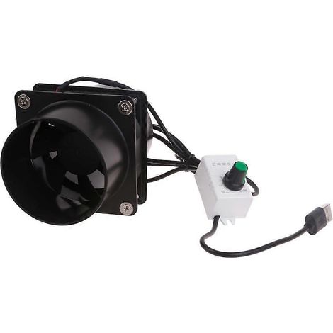 Ventilateur extracteur de fumées compact et portable avec conduit et tuyau de ventilation - Ventilateur simple