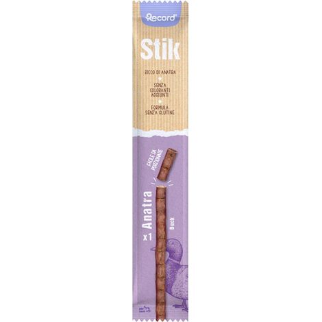 Stik für Hunde reich an Ente ohne Gluten und ohne Farbstoffe leicht zu portionieren 30 Packungen à 11 g.