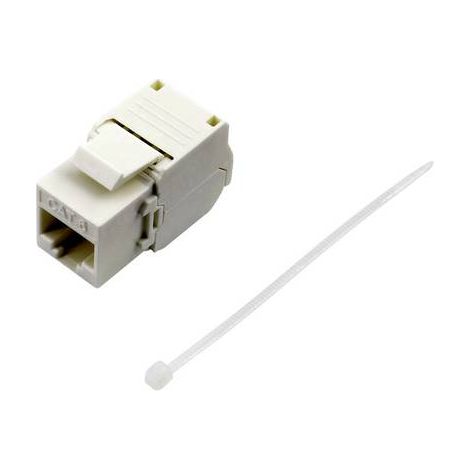 RJ45 femelle CAT 6 TRU COMPONENTS 93038C369 RJ45 femelle, droit blanc 1 pc(s) S935421 (1/3)