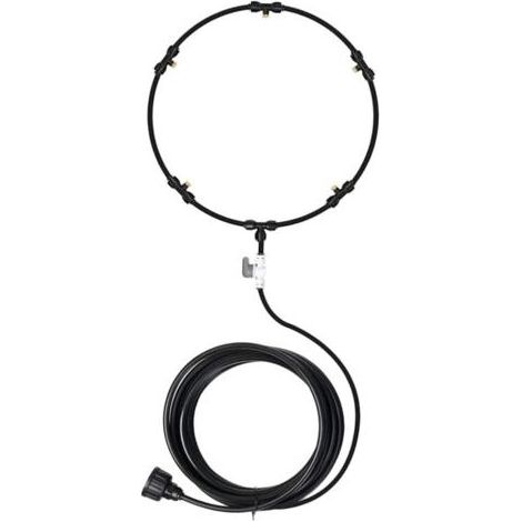 Anello di raffreddamento per ventilatore da giardino – Kit nebulizzazione da 8 metri – Sistema fai da te per un efficace raffreddamento all’aperto (1/4)