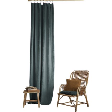 1 Rideau 140 x 270 cm Soline Ardoise (1/2)