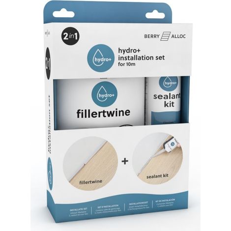 Kit d'installation 2-en-1 Hydro+ BerryAlloc pour sol stratifié (1/2)