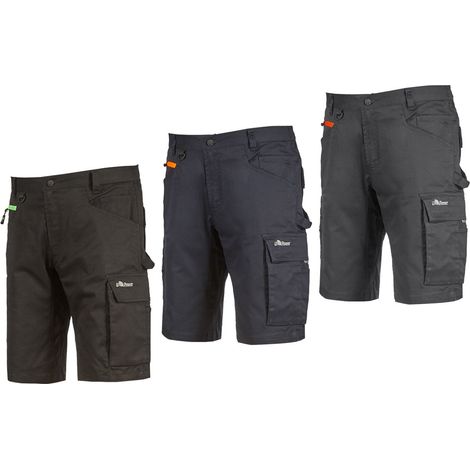 Pantaloni corti da lavoro U-Power Game multitasche - L - Noir (1/4)