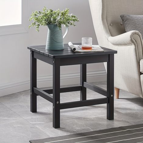 [Wetterfester Beistelltisch] Wetterfester, extragroßer Beistelltisch für den Außenbereich  50 cm hoher Adirondack-Beistelltisch aus Polyholz für Terrasse, Pool, Garten, Weihnachten & Halloween