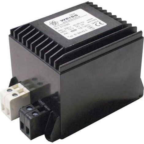 Weiss Elektrotechnik 07/058 transformador 24 W negro 12 V DC
