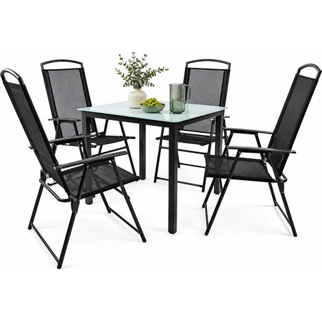 Juego de 5 piezas de muebles de jardín de grupo de asientos 80M 105x80x80 - VCM (1/4)