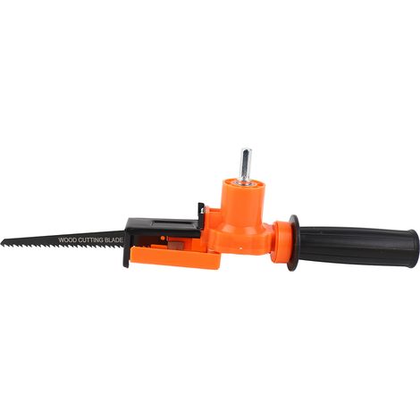 Perceuse électrique pratique pour la maison, scie électrique modifiée, scie sauteuse électrique, perceuse portable transformée en scie sabre, outil de coupe pour le travail du bois (1/5)