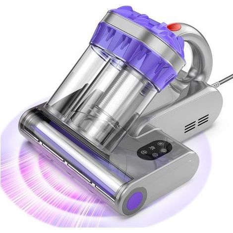 Aspirateur Anti‑Acariens M1, Lampe UV et Air Chaud pour Matelas, Violet (1/5)