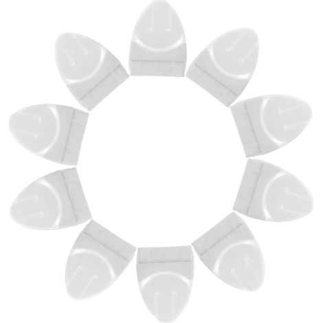 20 Pieces White Waterproof Fence Post Caps for Posts and Vinyl Decorative Plastic Accessories and Patio/Garden Protection (1/5)