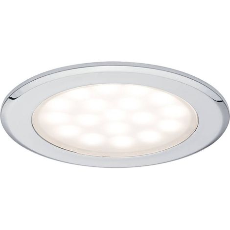 Paulmann 99920 Luminaire à LED encastrable jeu de 2 LED LED intégrée 5 W chrome (brillant) (1/3)