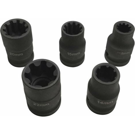 Volkswagen Audi Porsche etrier de frein VAG 7 flower 10 flower socket set manchon special 5 pieces set ZK-056 (1/5)