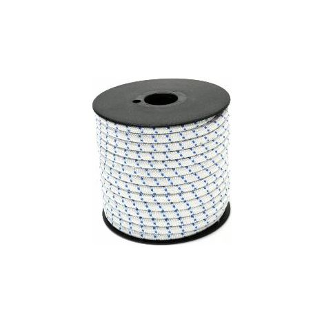 FPLUS goma elastica poliest.6 mm azul 200 mts , 8000 Cordón Goma Elástica Poliéster. Alta Tenacidad.

COMPOSICIÓN. Alma interior de goma látex. Exterior poliéster, alta tenacidad.