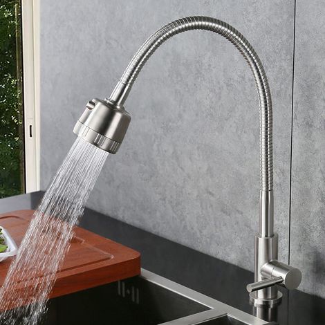 Robinet de cuisine avec filtre et robinet d'eau potable à 3 voies