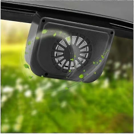 Ventilateur de voiture solaire, ventilateur de refroidissement de l'air, ventilateur de fenêtre pour la maison (1/5)