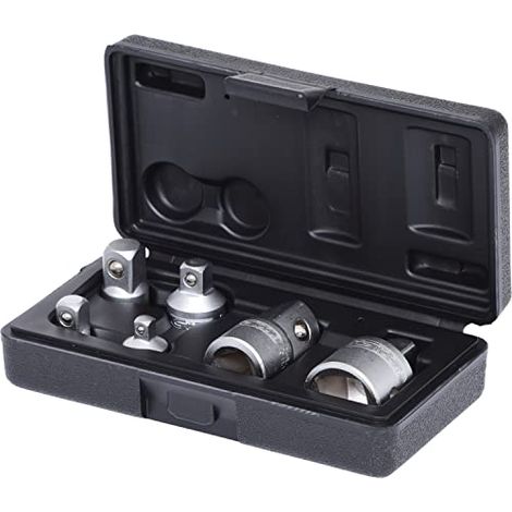 KS Tools 911.0106 Serie di Bussole di Maggiorazione e Riduzione, 6 Pezzi, 1/4"+3/8"+1/2" (1/4)