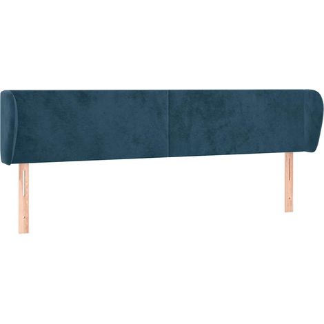 Maison Exclusive - Cabecero de terciopelo azul oscuro 203x23x78/8 (1/5)