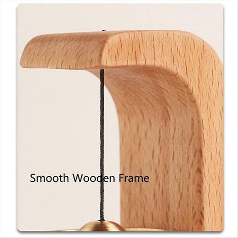 Sonnette de porte en bois 2024 pour l'entrée de la maison - Décoration - A, 1 pièce (1/5)